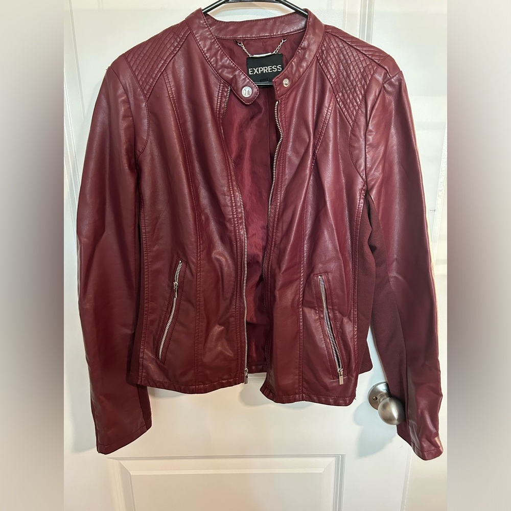 Express Faux Leather Jacket!